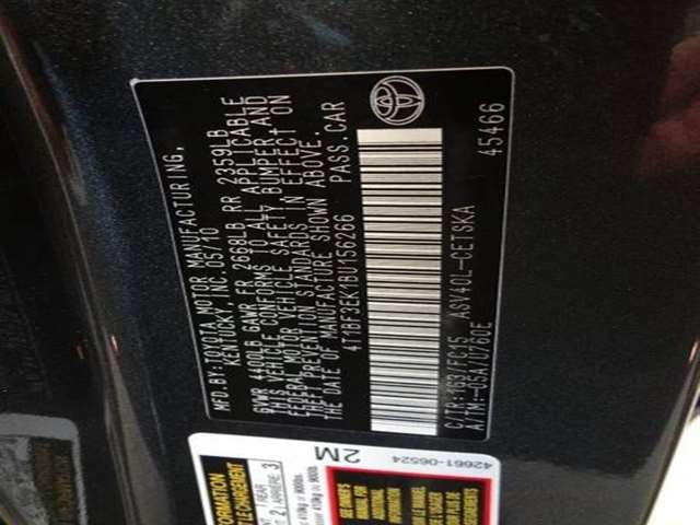 2011 Toyota Camry SE 4dr Sedan 6A